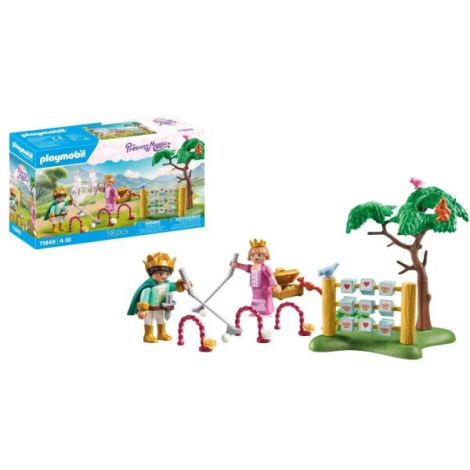 Playmobil - Gradina castelului cu jocuri regale - imagine 7